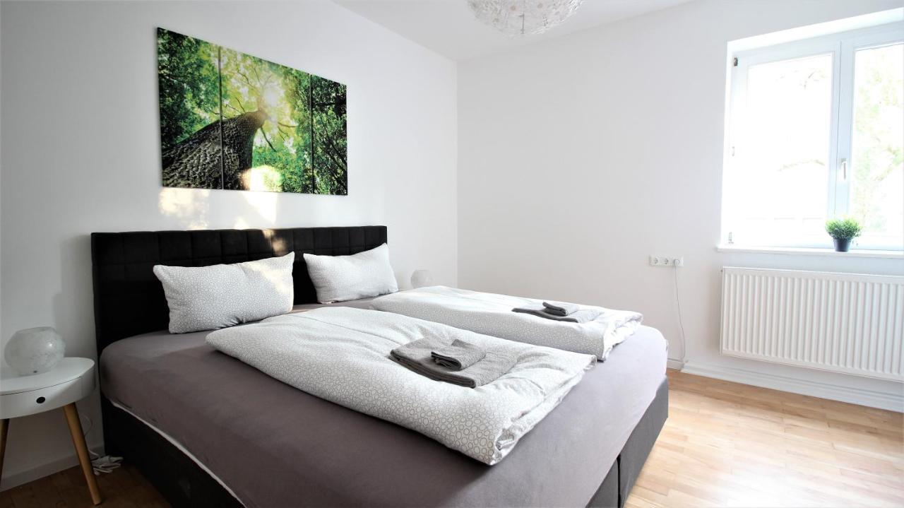 Light-Flooded City Apartment With Balcony And Garden Вюрцбург Екстериор снимка